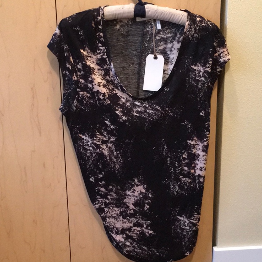 NWT Leith cropped back t-shirt